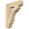 Ekena Millwork Olympic Arts & Crafts Rough Sawn Bracket, Douglas Fir, 4"W x 18"D x 22"H BKT04X18X22OLY03RDF - alternate 1